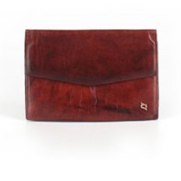 Rolfs vintage Burgundy Leather Tablet case/Clutch - Picture 1 of 3